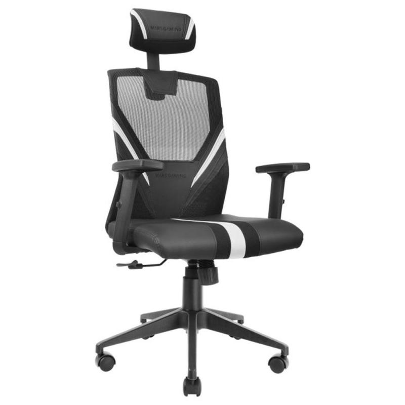 Silla ergonomica mars gaming mgc - ergo negra - blanca