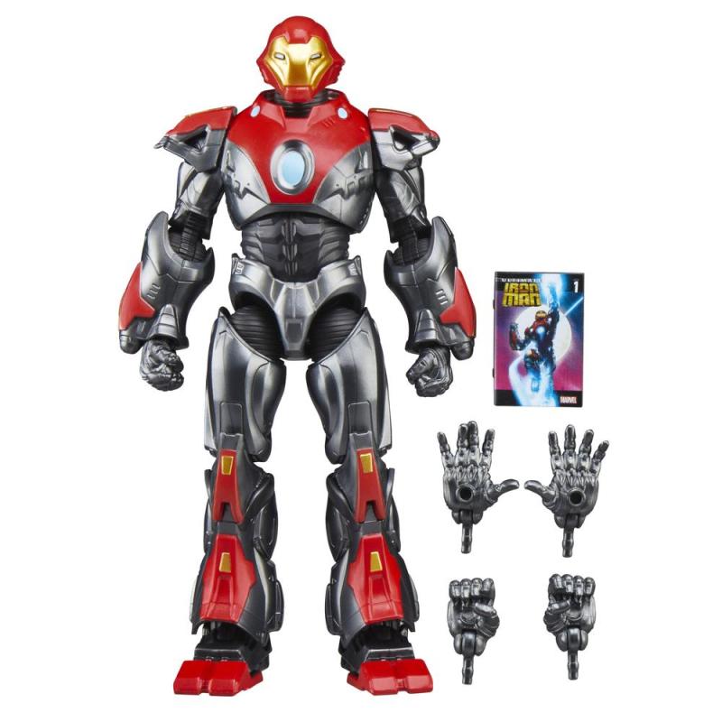 Figura hasbro marvel legends mini comics ultimate ironman