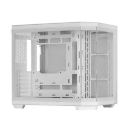 Caja ordenador mars gaming mc3tcorew atx cristal templado blanco