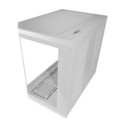 Caja ordenador mars gaming mc3tcorew atx cristal templado blanco