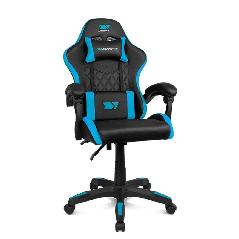 Silla gaming drift dr35 negra - azul