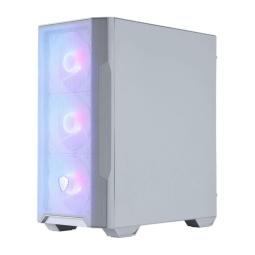 Caja ordenador gaming msi mag forge m100r m - atx argb cristal templado blanco