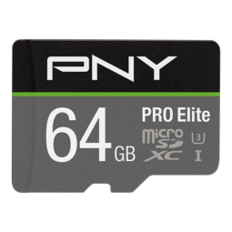 Tarjeta micro sd pny 64gb elite uhs - i c10 microsdxc