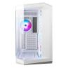 Caja ordenador gaming msi mag pano 100r pz atx rgb cristal templado blanco