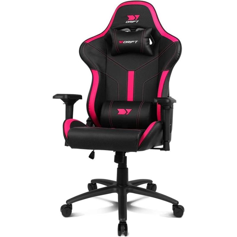 Silla gaming drift dr350 negro - rosa