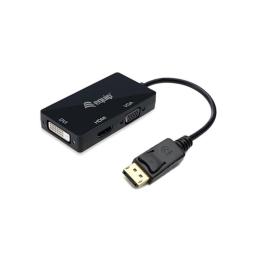 Adaptador displayport a vga - hdmi - dvi equip 0.24m - macho - hembra - negro