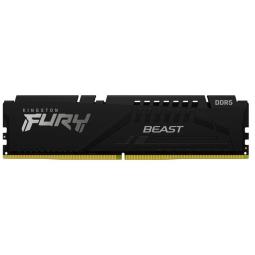 Memoria ram ddr5 16gb kingston - 6000 mhz - pc5 - 48000 - fury beast - 1.35v