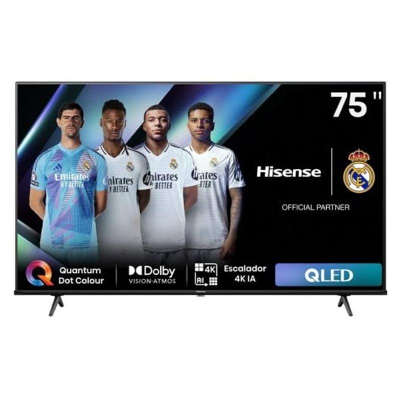 Tv hisense 75 pulgadas qled 4k uhd - 75e7nq - smart tv