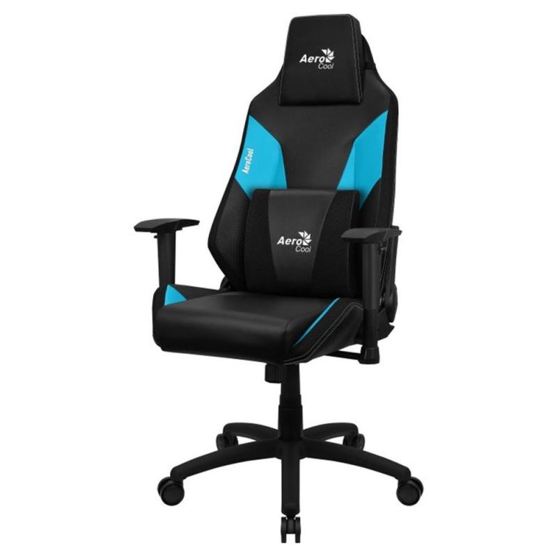 Silla gaming aerocool admiral negra - azul