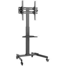 Soporte suelo con ruedas tv equip vesa hasta 55 pulgadas 400x400 max 35kg