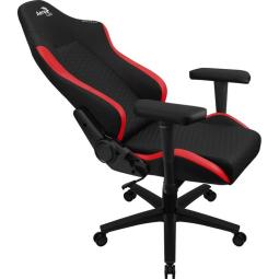 Silla gaming aerocool crown negra - roja