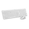 Teclado + raton logitech mk950 inalambrico blanco