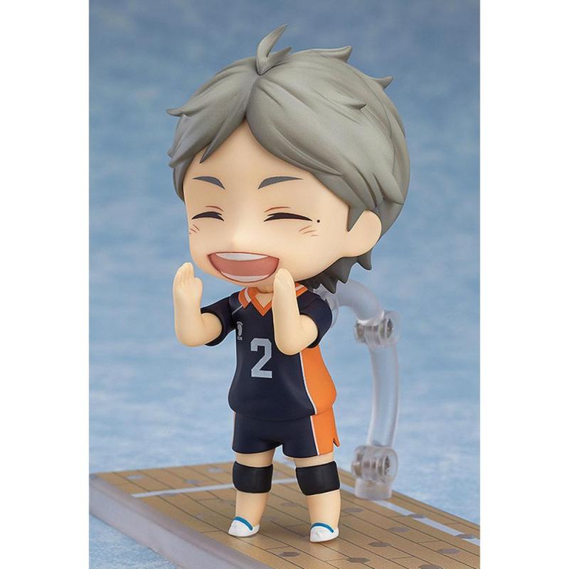 Figura good smile company nendoroid haikyu!! koshi sugawara 10 cm