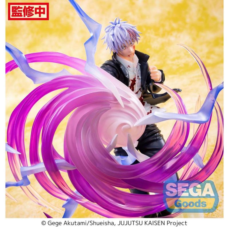 Figura sega luminasta jujutsu kaisen satoru gojo hollow purple kyoshiki murasaki 20 cm