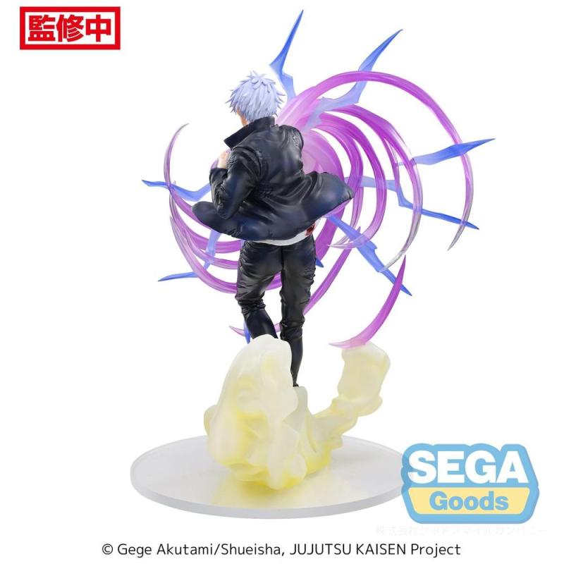 Figura sega luminasta jujutsu kaisen satoru gojo hollow purple kyoshiki murasaki 20 cm