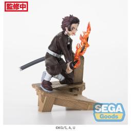 Figura sega demon slayer kimetsu no yaiba tanjiro kamado swordsmith village arc 12 cm