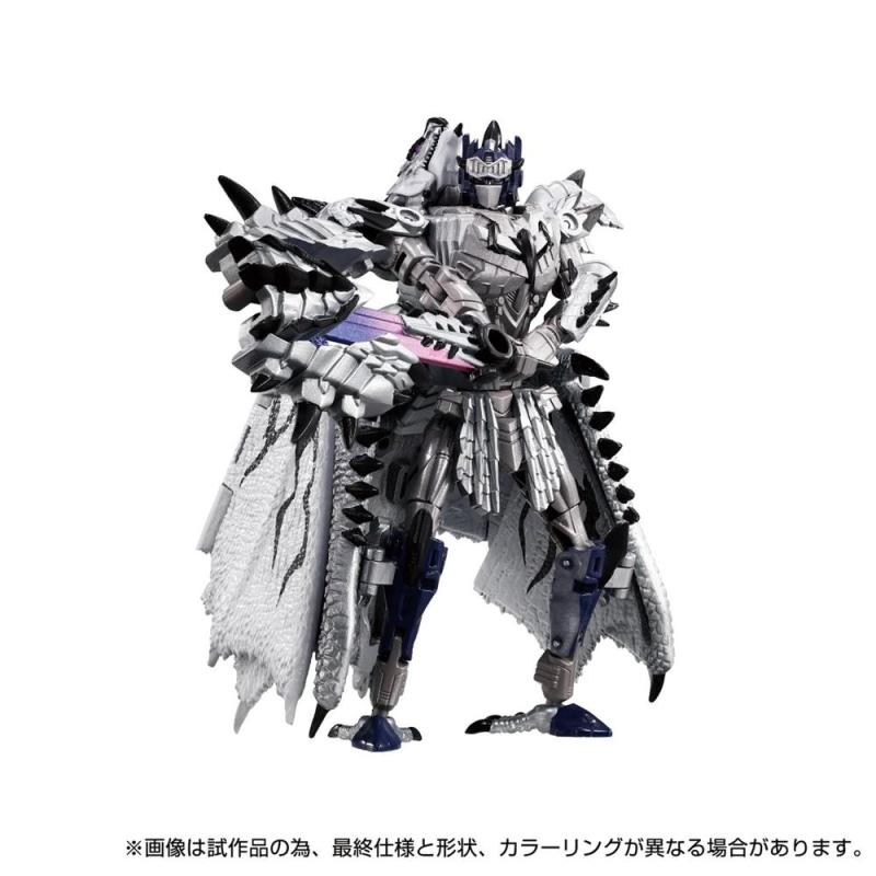 Figura hasbro transformers monster hunter silver rathalos prime