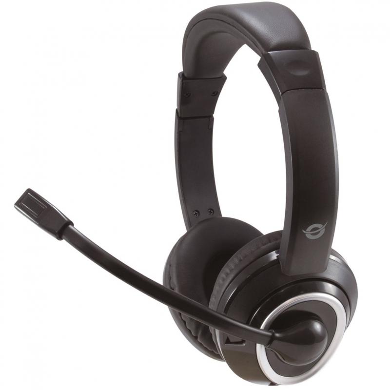 Auricular conceptronic polona02b  - jack 3.5mm - microfono - control volumen - Imagen 1