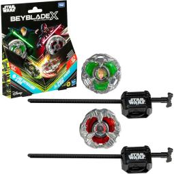 Juego hasbro beyblade x star wars luke skywalker vs darth vader