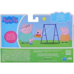 Set de 4 figuras peppa pig y su familia