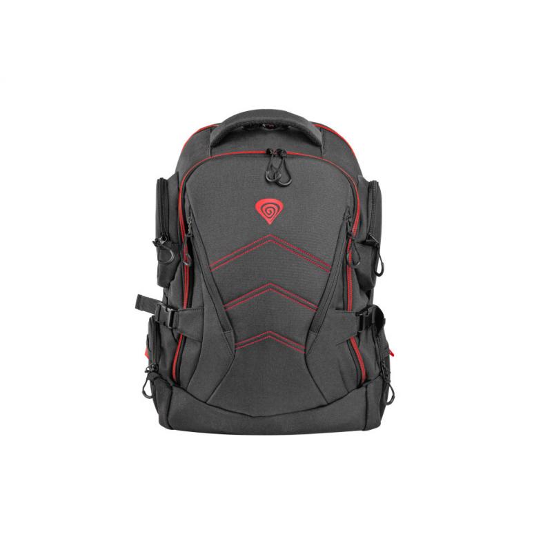 Mochila genesis pallad 550 hasta 17.3pulgadas negra - Imagen 1