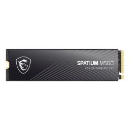 Disco duro interno solido ssd msi spatium m560 1tb m.2 nvme pcie5