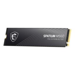 Disco duro interno solido ssd msi spatium m560 1tb m.2 nvme pcie5