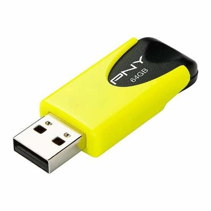 Memoria usb 2.0 pny neon 64gb pack 3 unidades