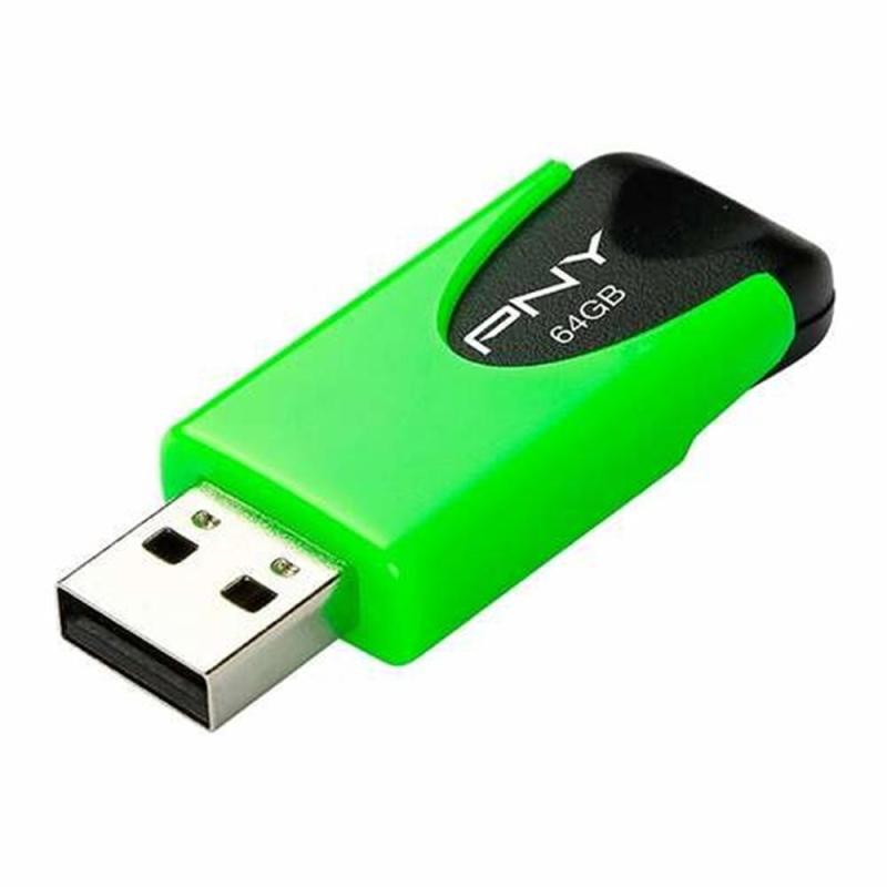 Memoria usb 2.0 pny neon 64gb pack 3 unidades