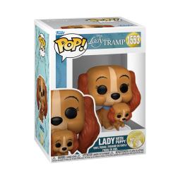 Funko pop la dama y el vagabundo - dama con cachorro