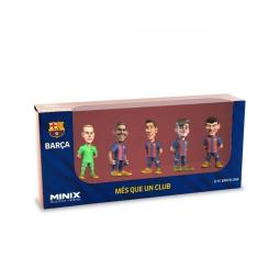 Pack 5 figuras minix fc barcelona