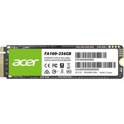 Disco duro interno ssd acer fa100 256gb m.2 pcie