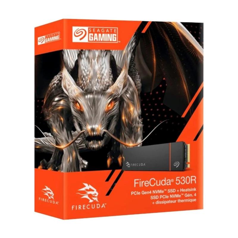 Disco duro interno solido ssd seagate firecuda 530r hs zp2000gm3a073 2tb m.2 pcie 4.0