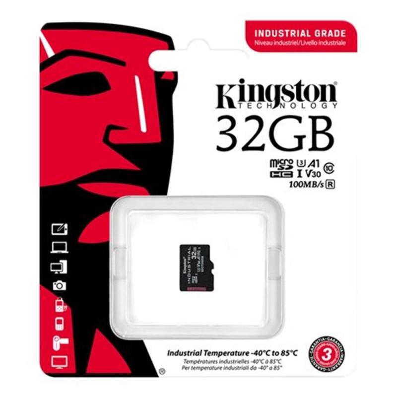 Tarjeta memoria micro secure digital sd hc 32gb kingston industrial clase 10 uhs - i u3