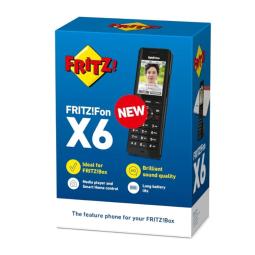 Telefono inalambrico fritz! fon x6 negro