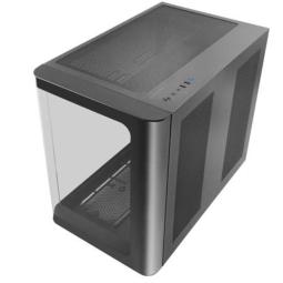 Caja ordenador mars gaming mcfusion atx cristal templado negro