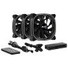 Ventilador de caja aerocool astro12pro argb 3x 120mm + hub h66f