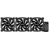 Ventilador de caja aerocool astro12pro argb 3x 120mm + hub h66f