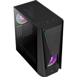 Caja ordenador gaming aerocool visor e - atx argb cristal templado usb 3.0 negro