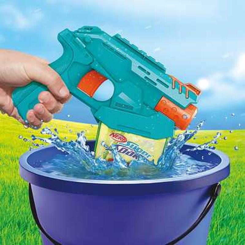 Pistola hasbro nerf super soaker mini dunk fill