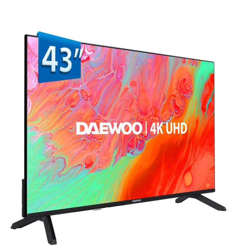 Tv daewoo 43 pulgadas led 4k uhd - 43dm65uv - smart tv