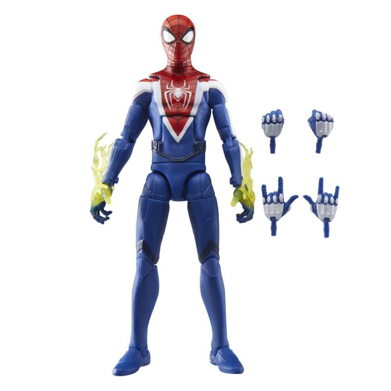 Figura hasbro marvel legends series spider - man 2 miles morales (upgraded suit style)