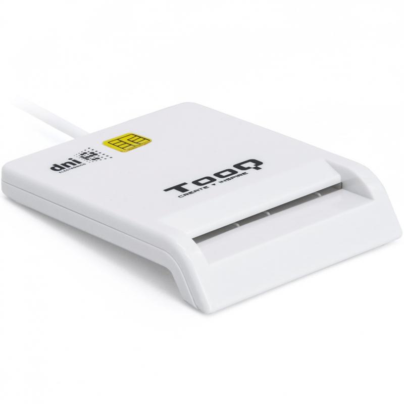 Lector de tarjetas dni tooq tqr - 210w usb 2.0 blanco - Imagen 1