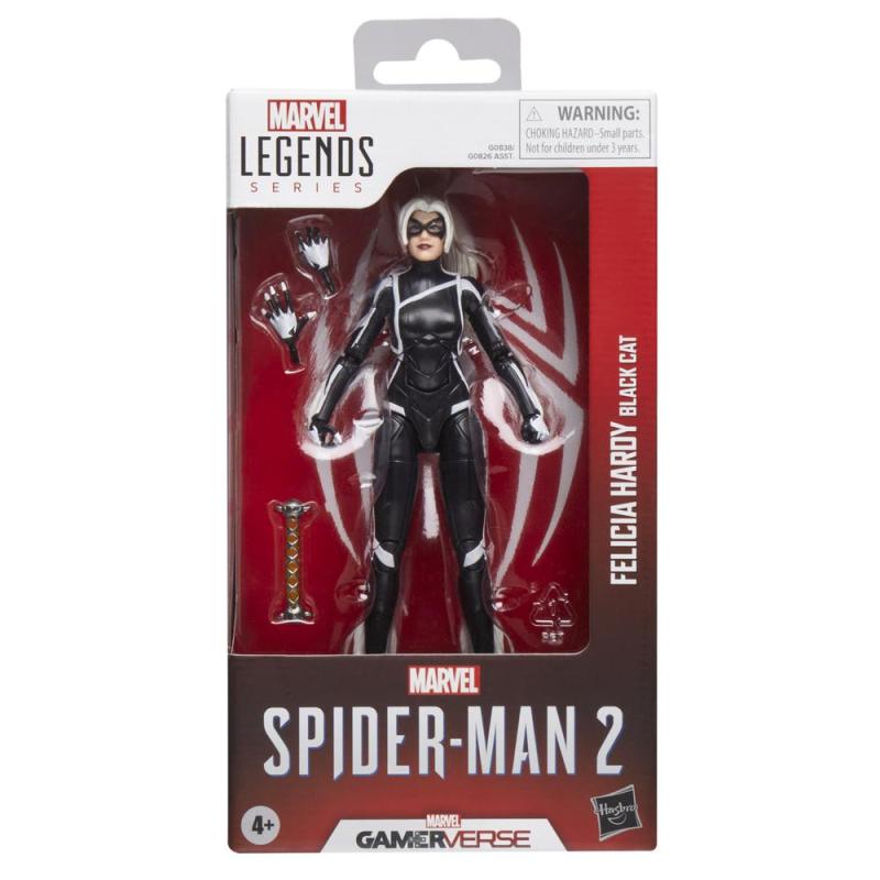 Figura hasbro marvel legends series spider - man 2 felicia hardy (black cat)
