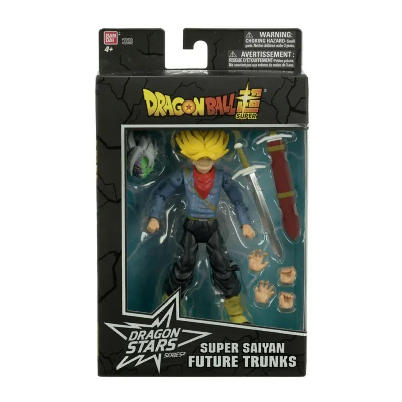 Figura bandai dragon stars dragon ball super saiyan future trunks