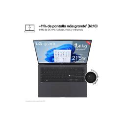 Portatil lg gram 17z90s - g intel core ultra 155h 17 pulgadas 16gb ssd1tb w11