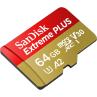 Tarjeta memoria sandisk micro secure digital 64gb sdxc u3 uhs - i clase 10 a2 + adaptador sd