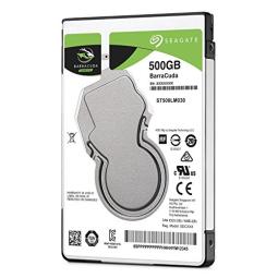 Disco duro interno hdd seagate st500lm030 500gb 2.5 pulgadas sata 7mm 5400rpm buffer 128mb