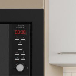 Microondas cecotec grandheat 2350 built - in black 900w grill 1000w 23l
