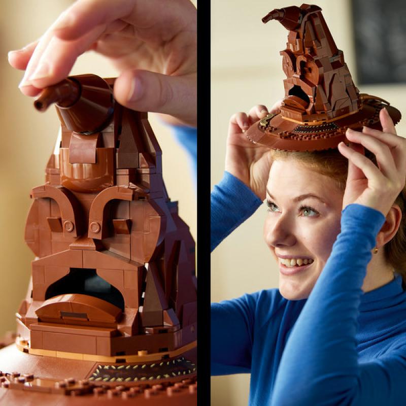Lego harry potter sombrero seleccionador parlante